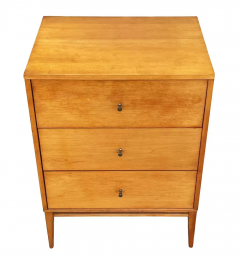 Paul McCobb Mid Century Modern Small Dresser or Tall Night Stand by Paul McCobb in Maple - 2547845