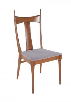 Paul McCobb Mid Century Modern Walnut Dining Chairs after Paul McCobb or Gio Ponti - 2427956