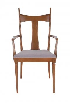 Paul McCobb Mid Century Modern Walnut Dining Chairs after Paul McCobb or Gio Ponti - 2427960