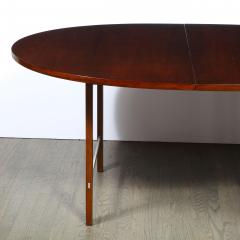 Paul McCobb Mid Century Walnut Aluminum Dining Table by Paul McCobb for Calvin Furniture - 2143828