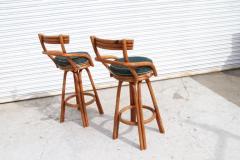 Paul McCobb Midcentury Paul Frankl Style Stools with Swivel - 3120108