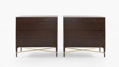 Paul McCobb Pair of Bedside Mahogany Chests by Paul McCobb Calvin Group 1950s - 1308546