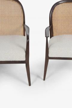 Paul McCobb Pair of Paul McCobb Cane Backed Lounge Chairs for Widdicomb - 2782588
