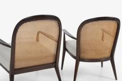 Paul McCobb Pair of Paul McCobb Cane Backed Lounge Chairs for Widdicomb - 2782767