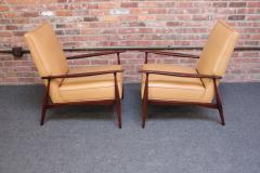 Paul McCobb Pair of Paul Mccobb Stained Maple Lounge Chairs - 3418423