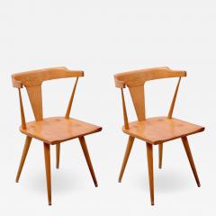 Paul McCobb Pair of Planner Group T Back Chairs by Paul McCobb for Winchendon - 532722