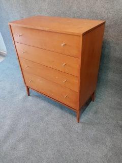 Paul McCobb Paul McCobb Blond 4 Drawer Dresser Cabinet with Original Finish Mid Century Era - 2527980