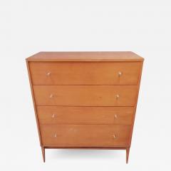 Paul McCobb Paul McCobb Blond 4 Drawer Dresser Cabinet with Original Finish Mid Century Era - 2530295