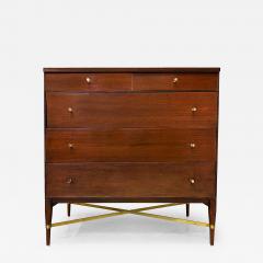 Paul McCobb Paul McCobb Calvin Mid century 5 Drawer Chest Brass Stretcher Labeled - 4523180