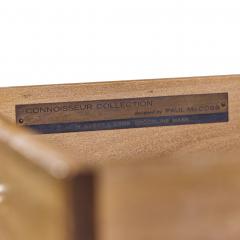 Paul McCobb Paul McCobb Connoisseur Collection Bleached Mahogany Cane Secretary Bar Cabinet - 4480544