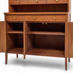 Paul McCobb Paul McCobb Connoisseur Collection Mahogany and Cane Secretary Bar Cabinet - 4319826