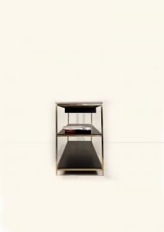 Paul McCobb Paul McCobb Console Solid Brass with Travertine Top Irwin Collection - 4215556