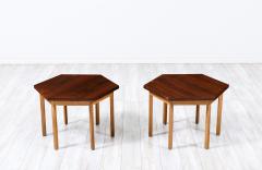 Paul McCobb Paul McCobb Delineator Hexagonal Rosewood Side Tables for Lane - 3363930