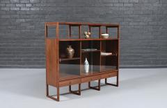Paul McCobb Paul McCobb Delineator Walnut Glass Bookcase for Lane - 4709781