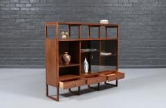 Paul McCobb Paul McCobb Delineator Walnut Glass Bookcase for Lane - 4709783