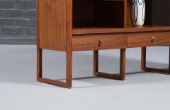 Paul McCobb Paul McCobb Delineator Walnut Glass Bookcase for Lane - 4709787