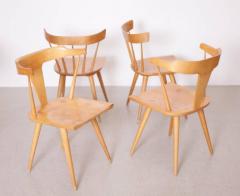 Paul McCobb Paul McCobb Dining Set Four Chairs and Table Maple 1950s Winchendon - 532599