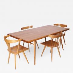 Paul McCobb Paul McCobb Dining Set Four Chairs and Table Maple 1950s Winchendon - 532727