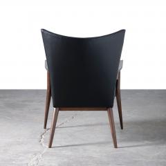 Paul McCobb Paul McCobb Directional Lounge Chairs by Custom Craft 1950s in Black Leather - 4437019