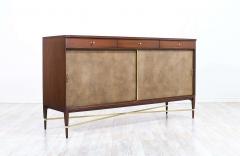 Paul McCobb Paul McCobb Irwin Collection Credenza Brass Accents Leather Calvin Furniture - 2284830