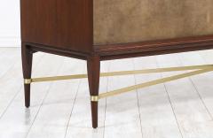 Paul McCobb Paul McCobb Irwin Collection Credenza Brass Accents Leather Calvin Furniture - 2284843