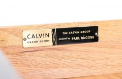 Paul McCobb Paul McCobb Irwin Collection Credenza Brass Accents Leather Calvin Furniture - 2284865
