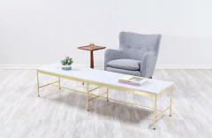 Paul McCobb Paul McCobb Irwin Collection Marble Brass Coffee Table for Calvin Furniture - 2228281