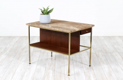 Paul McCobb Paul McCobb Irwin Collection Marble Brass Side Table for Calvin Furniture - 2536706