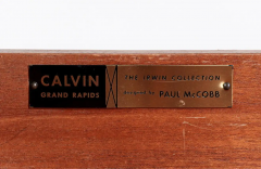 Paul McCobb Paul McCobb Irwin Collection Travertine Brass Night Stands Calvin Furniture - 2536805