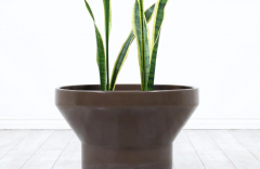 Paul McCobb Paul McCobb M 3 Brown Ceramic Glaze Planter for Architectural Pottery - 2458181