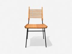 Paul McCobb Paul McCobb Maple Lacquered Iron Shovel Dining Chairs USA 1950s - 4413819