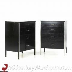 Paul McCobb Paul McCobb Mid Century 4 Drawer Chest Nightstand Pair - 3685216