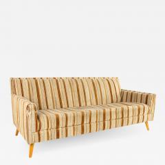 Paul McCobb Paul McCobb Mid Century Brown Striped Sofa - 1884571