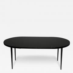 Paul McCobb Paul McCobb Mid Century Modern Planner Group Dining Table Black Lacquer 1950s - 3508211