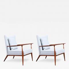 Paul McCobb Paul McCobb Model 1321 Wing Lounge Chairs for Directional - 4333514