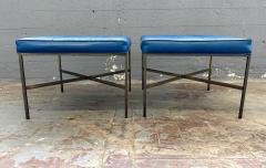 Paul McCobb Paul McCobb Pair Brass Stools - 3555531