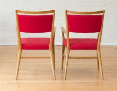 Paul McCobb Paul McCobb Pair of Red Upholstered Armchairs - 1972375