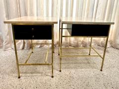 Paul McCobb Paul McCobb Side Tables 8712 with Original Marble Tops PAIR - 4641505