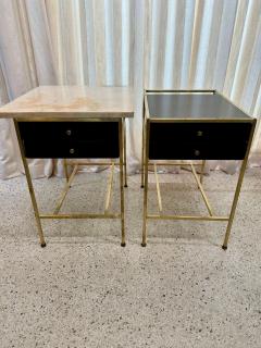 Paul McCobb Paul McCobb Side Tables 8712 with Original Marble Tops PAIR - 4641509