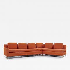 Paul McCobb Paul McCobb Style Rowe Mid Century Brass Sectional Sofa - 3506102