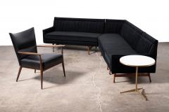 Paul McCobb Paul McCobb Symmetric Group 3 Piece Channel Back Sectional Sofa Widdicomb 1950s - 4497936