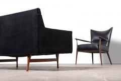 Paul McCobb Paul McCobb Symmetric Group 3 Piece Channel Back Sectional Sofa Widdicomb 1950s - 4497940