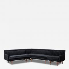 Paul McCobb Paul McCobb Symmetric Group 3 Piece Channel Back Sectional Sofa Widdicomb 1950s - 4498828