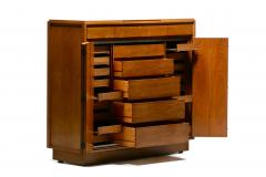 Paul McCobb Paul McCobb Walnut Mid Century Modern Wardrobe Chest for Widdicomb c 1963 - 4480689