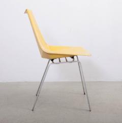 Paul McCobb Paul McCobb Yellow Origami Side Chair on Rare Solid Base USA 1950s - 532964