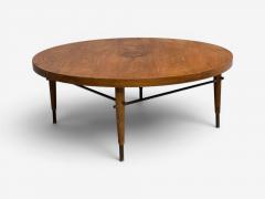 Paul McCobb Paul McCobb attr Coffee Table Walnut Brass USA 1950s - 4686090