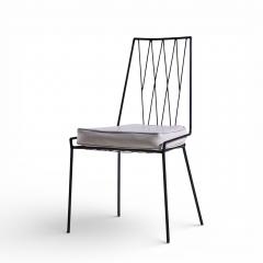 Paul McCobb Paul McCobb for Arbuck Pavilion Collection Iron Dining Chairs Set of 6 - 4443961