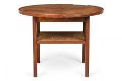 Paul McCobb Paul McCobb for Calvin Furniture Co American Mid Century Circular Walnut and Ca - 4655456