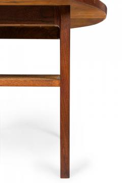 Paul McCobb Paul McCobb for Calvin Furniture Co American Mid Century Circular Walnut and Ca - 4655461