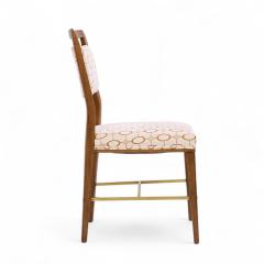 Paul McCobb Paul McCobb for Calvin Irwin Collection Walnut Brass Dining Chairs Set of 8 - 4262582